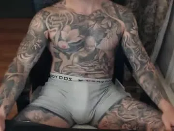 420randomguy — ClassicTicket:  #tattoo #uncut #muscle #hairy #daddy Thumbs up is always appreciated! Cum all over chest at goal! PVT open too! Can't wait? TIP 1200 for instant cum! Tip 90 tokens to get your ticket.