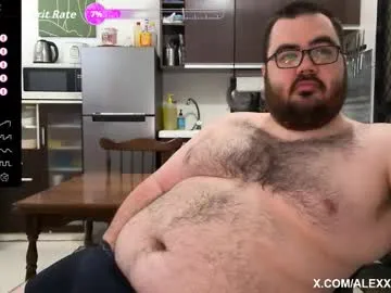 alexxxbear — Buzz the cum out!? :p  #bear #chubby #hairy #feet #lovense [99 tokens to goal]