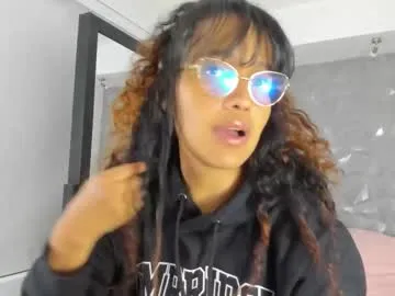 arihsay_evans — Lovense Domi on - Interactive Toy that vibrates with your Tips #ebony #natural #smalltits #glasses #slave