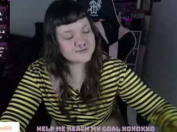 destroyall420 — Current Goal: Smoke at 38 tokens -- Next Goal: Slap face x4 -- Hi guys, Help me go to the MCR concert lush on tip me #smoke #curvy #shy #bdsm #squirt