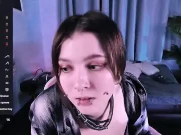 miravelle — Blowjob tease on dildo, super sloppy [173 tokens left] #lesbian #18 #teen #goth #skinny