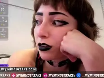 mymindbreaks2 — hiiii // GOAL: lovense [500 tokens left] // EPIC GOAL: make me cum [5481 tokens left] #cosplay #anal #goth #lovense #feet