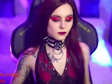 nelle_ — Goal: i worship u <3 (last tipper gets control for 4 mins)  // fav vibe 166 68 // #femdom #mistress #bdsm #goth #cei - Next Goal: