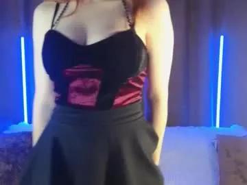 stagedjudging — GOAL: play with tongue [15 tokens remaining] Today i am horny #Halloween #bigboobs #new #stockings #redhead