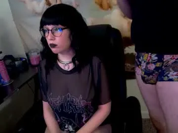 violetmist666 — Goal: cum on tits #couple #cum  #tits #natural #goth - Next Goal: cum facial