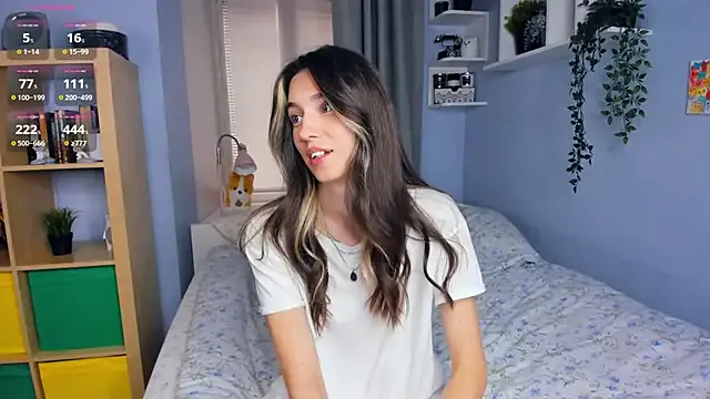 AntonettaTarring — suck finger close to cam