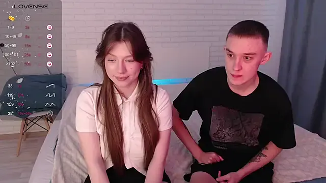 Blushing_couple — one MORE thing OFF..!