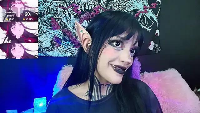 StripChat GothGaby is Freechat GothGaby — SHOW TITS AND BOUNCE