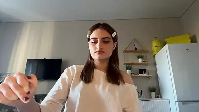 JessMour — tease with top