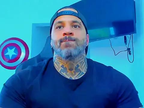 JoshRigby — shirt off and flex arms