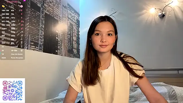 KiraVelvet — lick lips close to cam!
