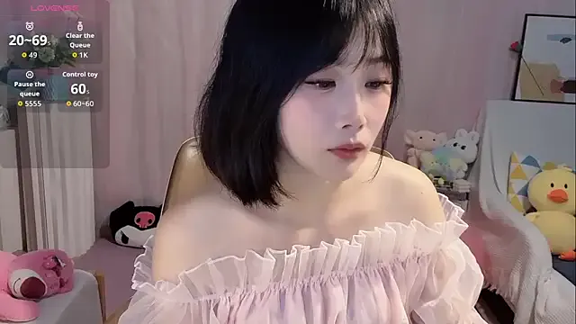LuckySHI-520 —  Gag, silk stockings, footjob