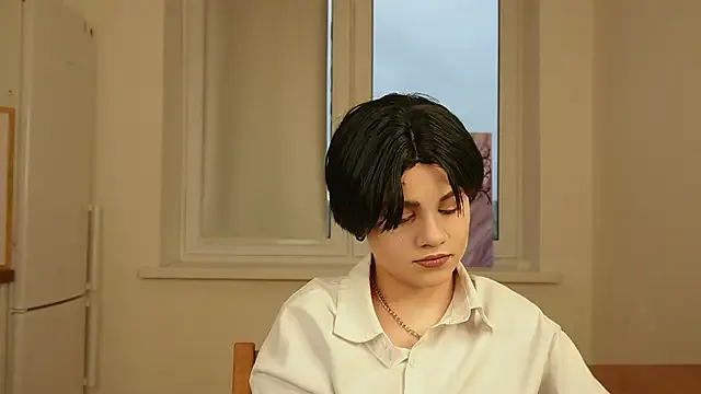 NilaHuang — Massage boobs + eye contact
