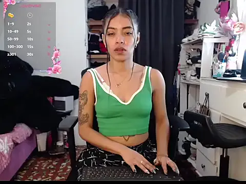 pocahot222 — naked  dace show striper