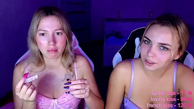 stefany_and_bettany — squeeze boobs Bettany