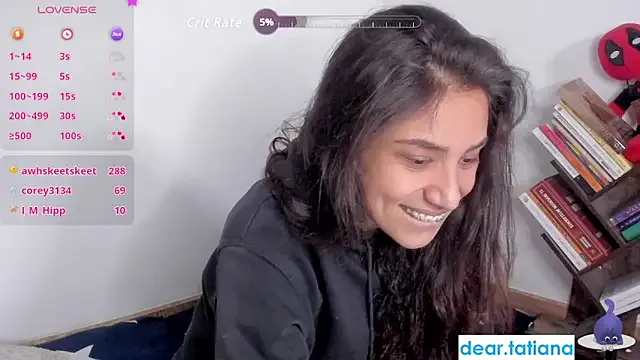 tatianacam — blowjob + deeptroath 3:)