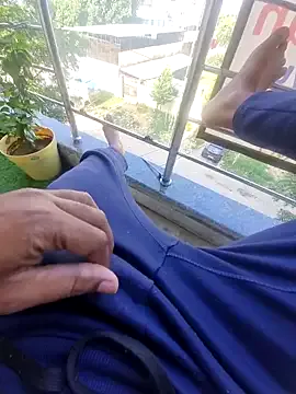 YoursThickDick — Cum Show in balcony